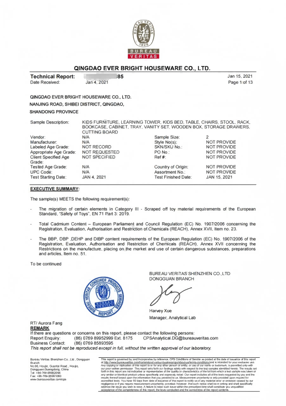Heavy Metals & Paint testing