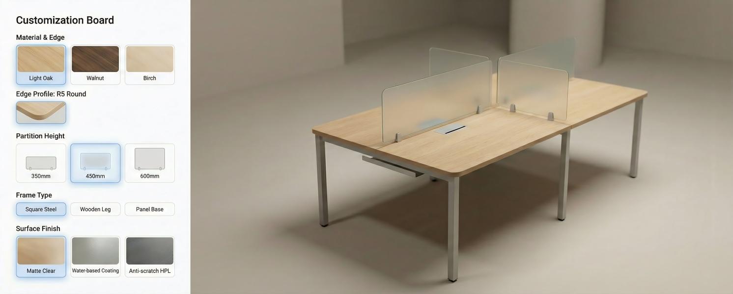 Office workspace customization and modular design