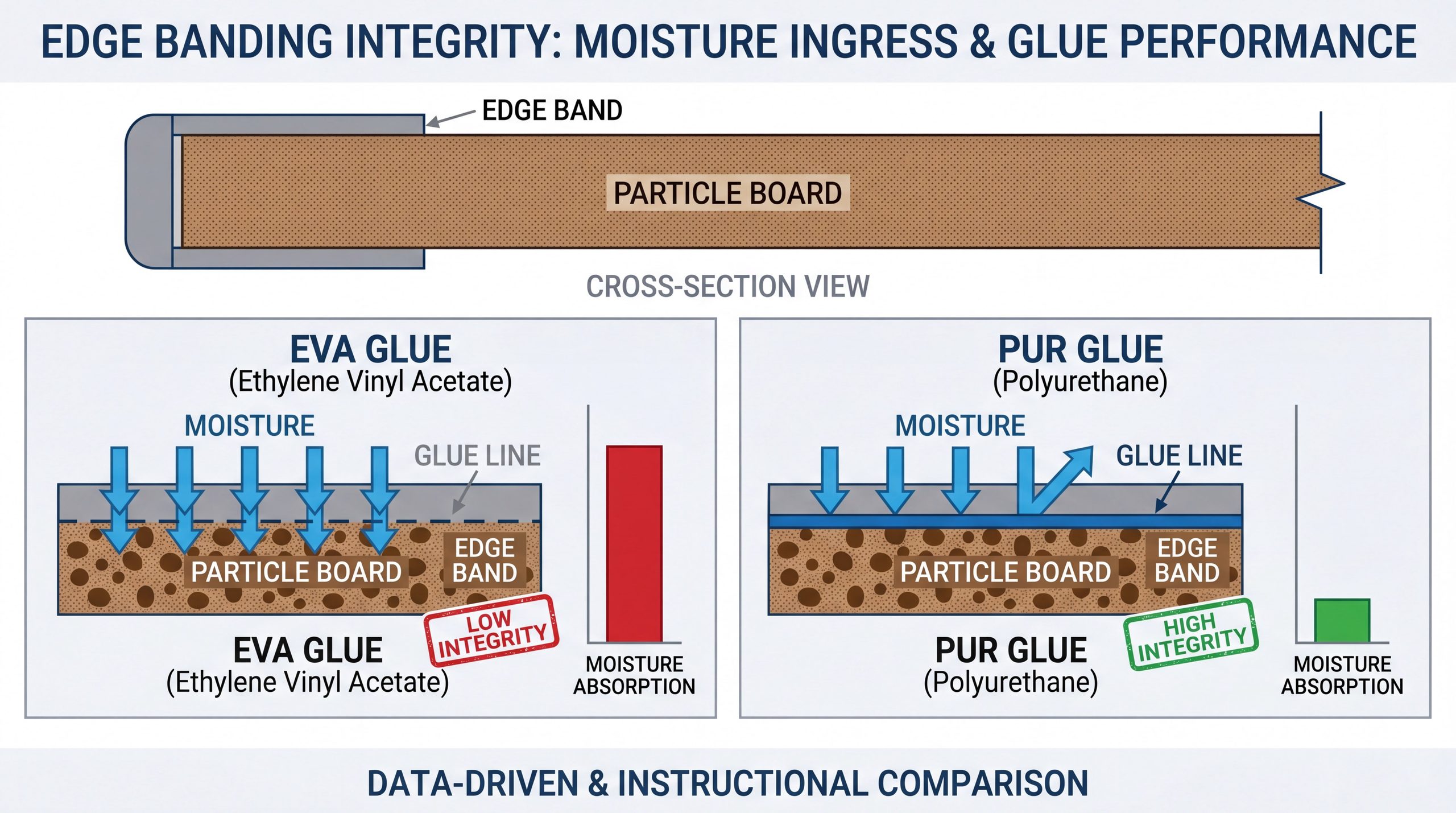 edge banding integrity comparison