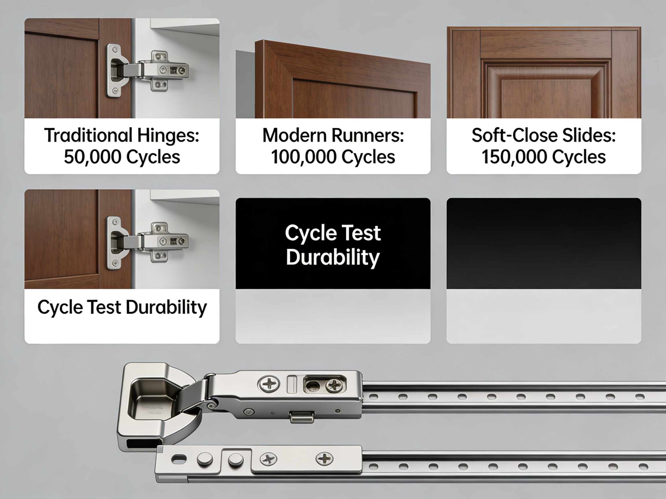 hinge drawer runner comparison