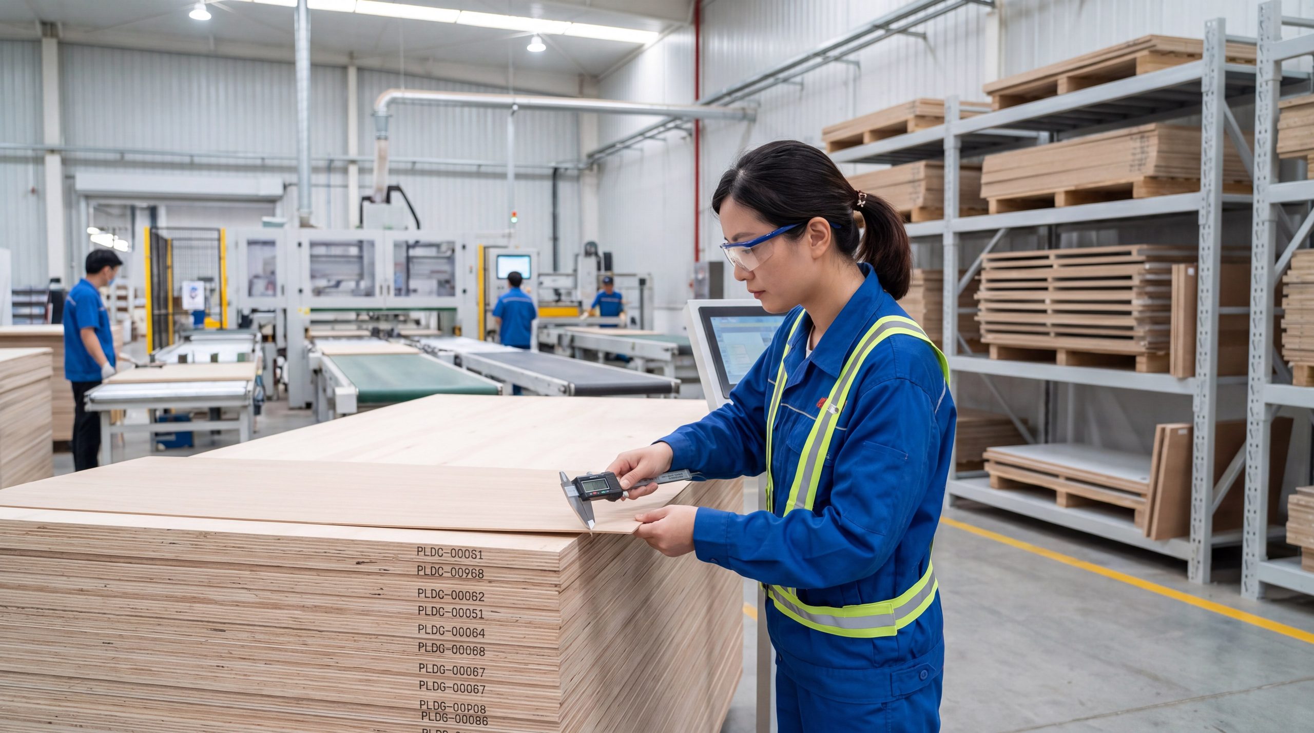 qc technician plywood veneer inspection
