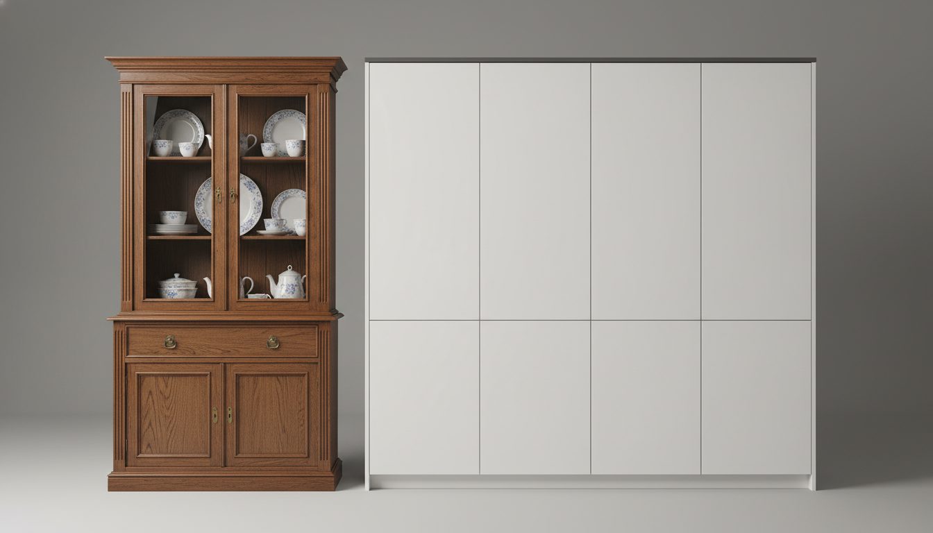 wooden cupboard modern cabinet comparison