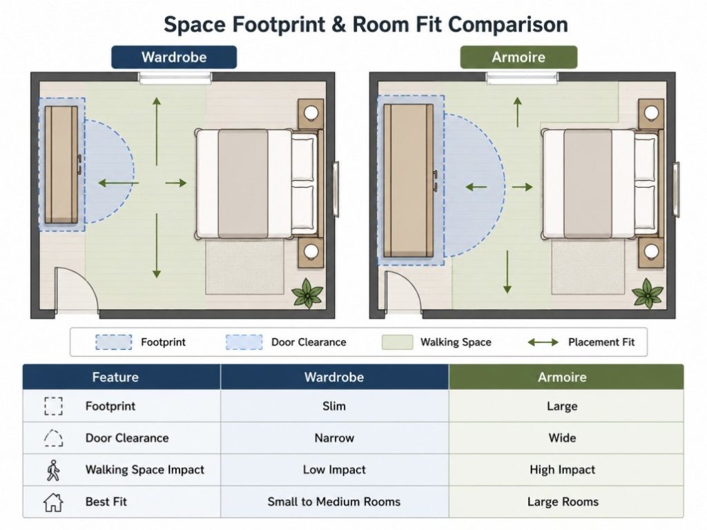 Space Footprint & Room Fit Comparison